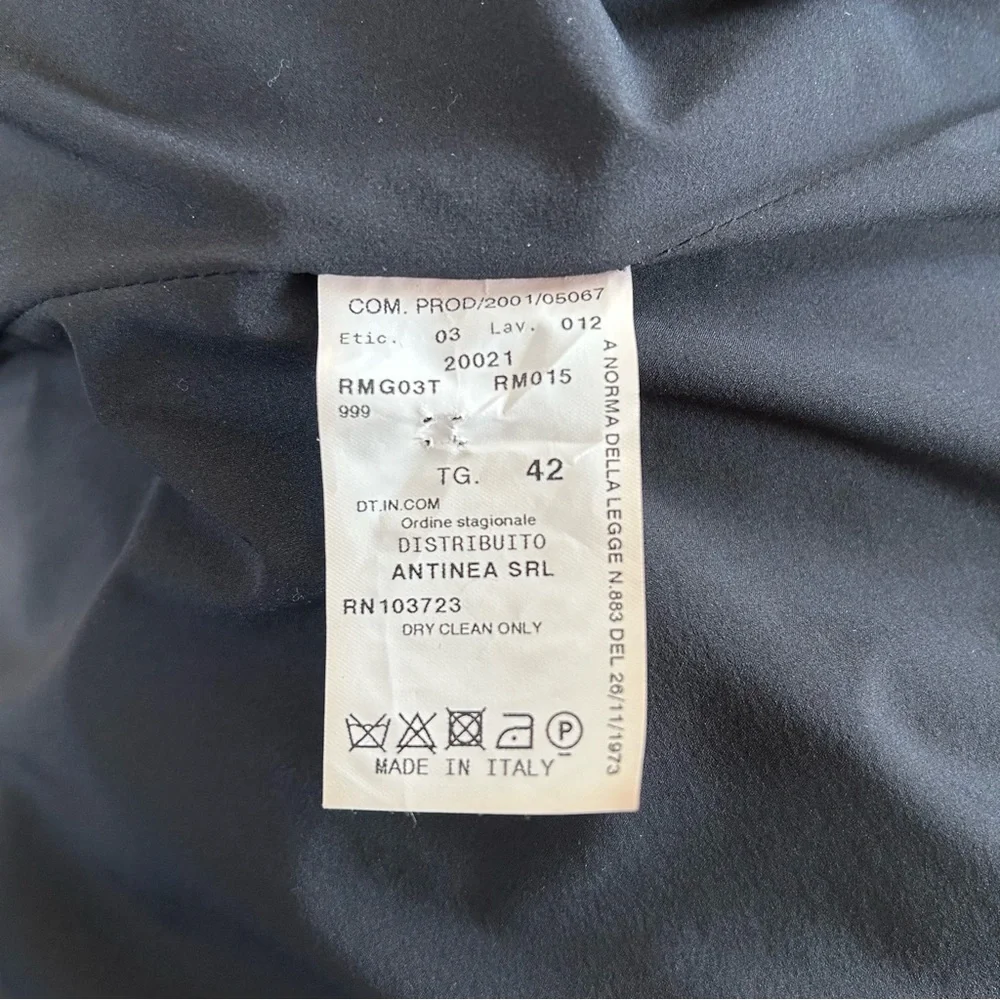 Armani Collezioni Black One Button Blazer Sz.6 - Picture 6 of 8